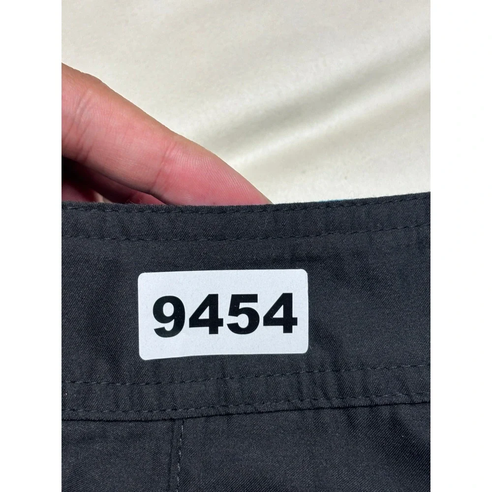NWT ONeill Mens Santa Cruz Solid 2.0 Board Shorts Black Blue Size 33X11